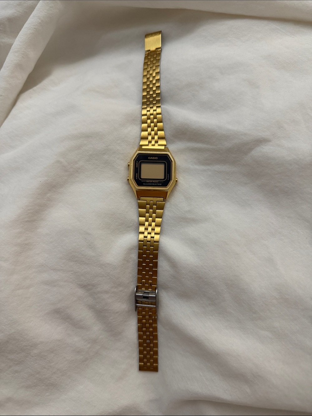 Casio Ladies Gold-Tone Digital Watch
